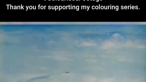 Prototype Fighter in Flight #ColourisedHistory