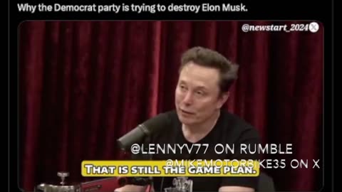 Why the Democrat party is trying to destroy Elon Musk in 1 minute.