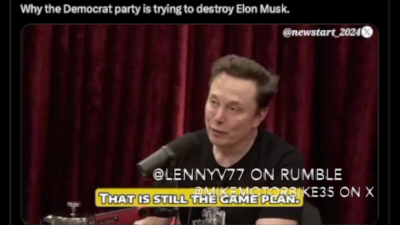 Why the Democrat party is trying to destroy Elon Musk in 1 minute.