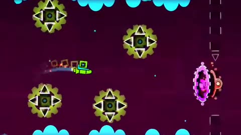 Geometry Dash Lite level 11: Clutterfunk