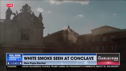 BREAKING: WHITE SMOKE SEEN, NEW POPE SELECTED