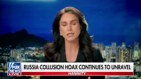 DNI Tulsi Gabbard just made another rare appearance on Fox about Russiagate