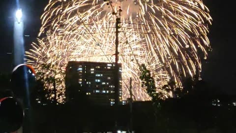 Short Ver. 2025 Fireworks in Fukuoka JAPAN 🧡 MihiroVlog by Hiromin