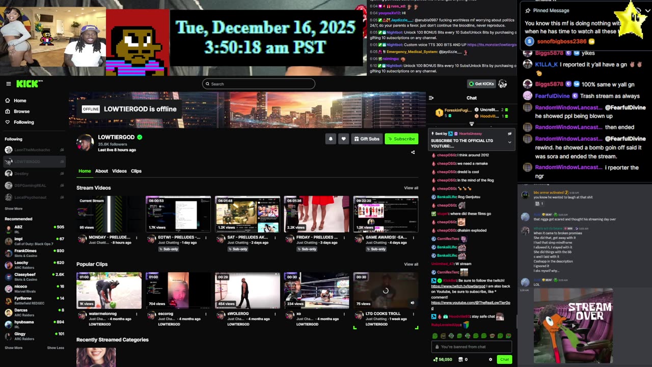 | LowTierGod Restream Live 🔴