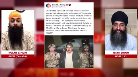 President Nicolas Maduro, who has been, along with his wife, captured and flown out of the country