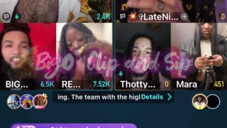 Team PK Supa Papi LateNight Thotty Precious Mara Smiley Tloski 12/5/25 #bigoclipandsip