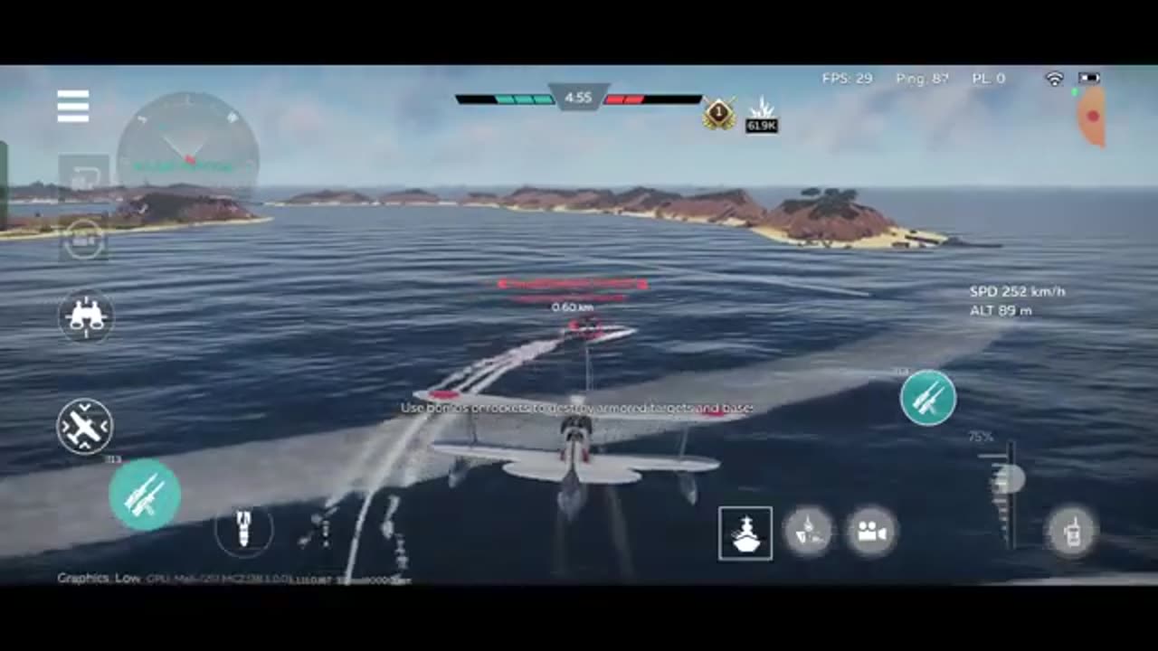 Japanese Tier 2 ship IJN Tone - War Thunder Navy Gameplay