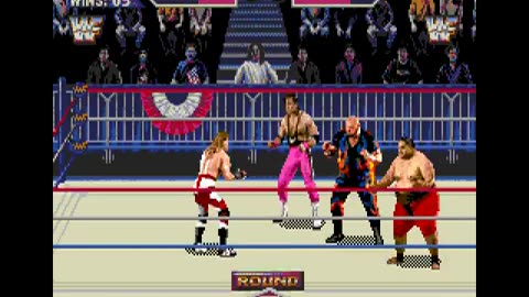 Mega Drive Longplay 181 WWF Wrestlemania Arcade