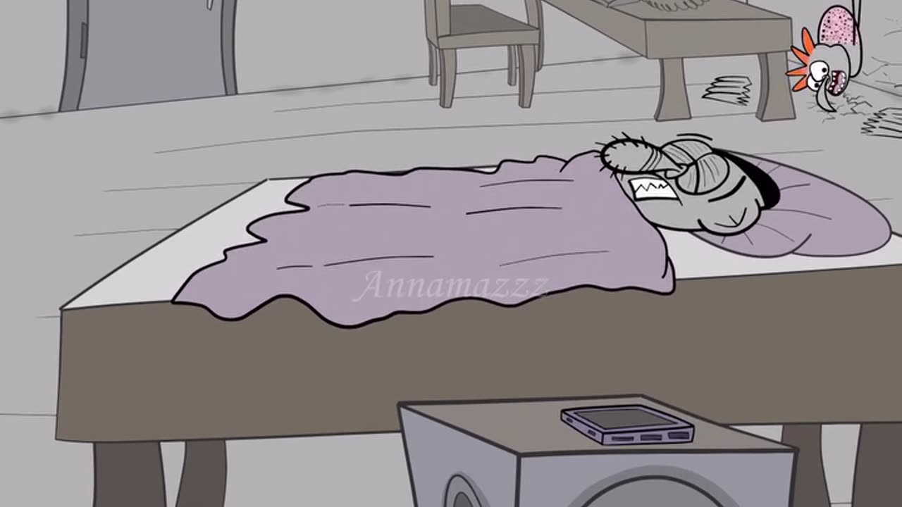 I built a bed that wekes me up!