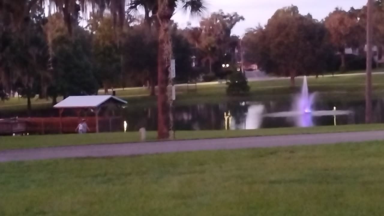 Beautiful evening at Lake Lillian