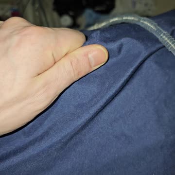 AIR FLOW MATTRESS IS POPPED BUT IVE BEEN TOLD BY MEDIQUIP THERE SPECIALIST THAT ITS NOT GOT WHOLE???