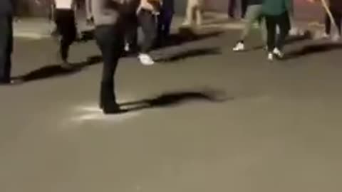 Protesters in Phoenix get drive-by maced by a passing truck