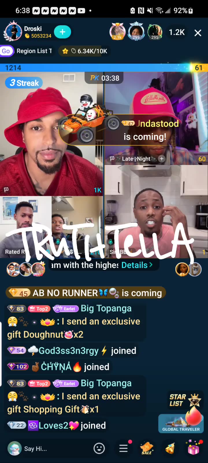 DROSKI PK MODE WITH LATENIGHT