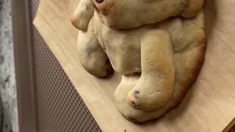 Teddy Bear Cookie Before After