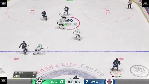 _ROUGH GAME_ NHL24 - Gameplay ('27-'28 Season) GM 31 - WPG vs DAL