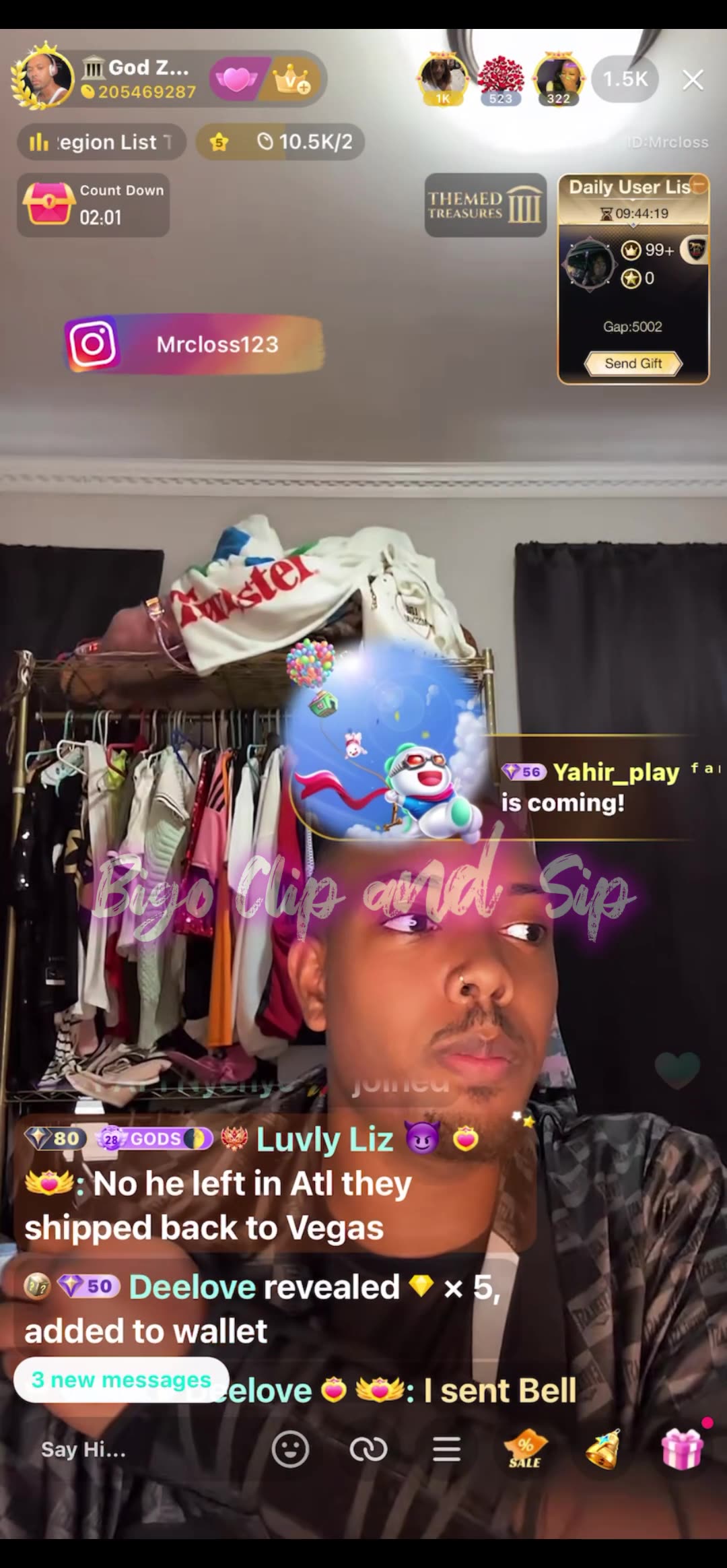 God Zeus discusses the LateNight vs Liz $9,000 U-Haul 6/17/25 #bigoclipandsip