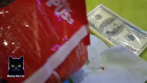 Blacky is cleaning his body