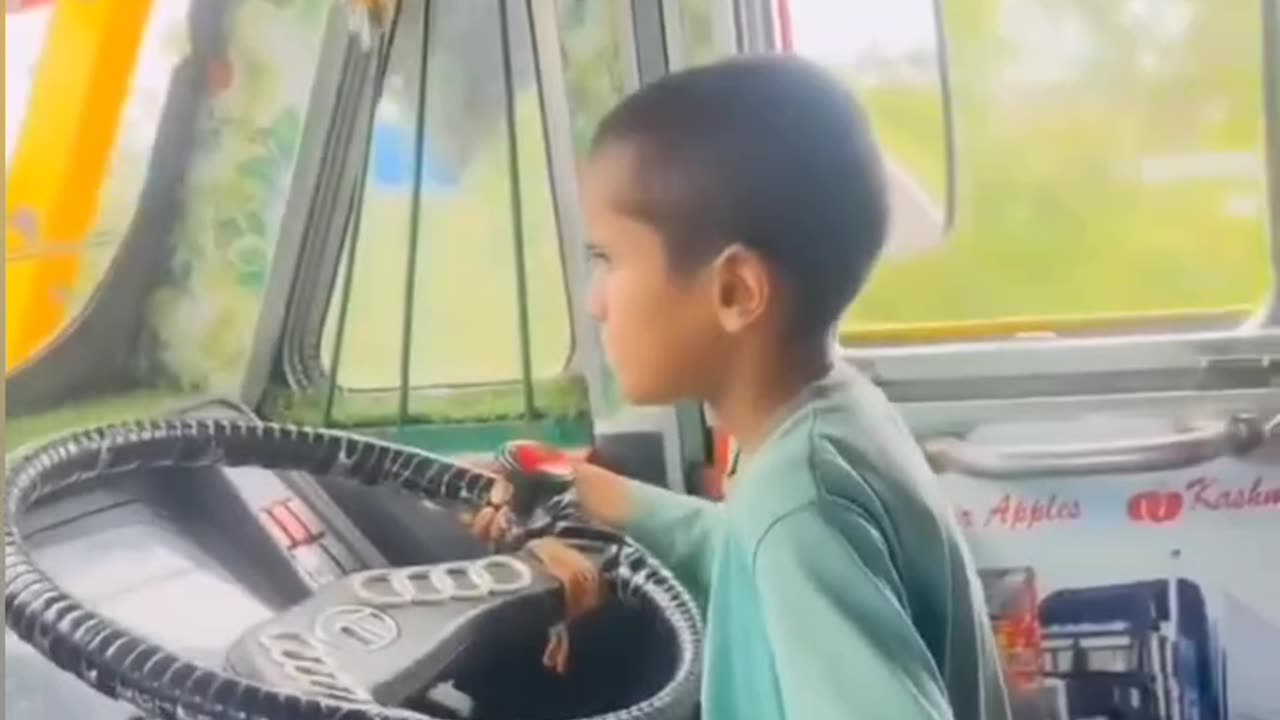 viral: father endangering son's life also the lives of many motorists