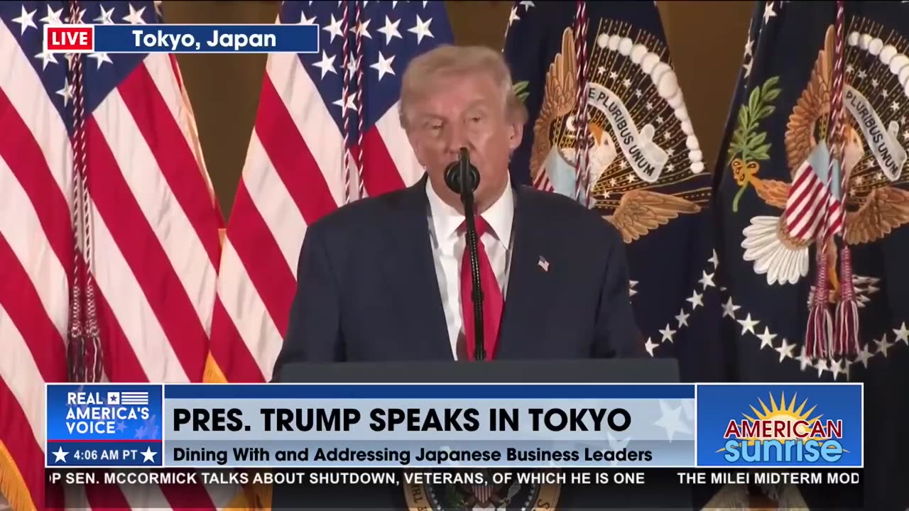 PRESIDENT TRUMP TALKS TRADE DEAL WITH JAPAN