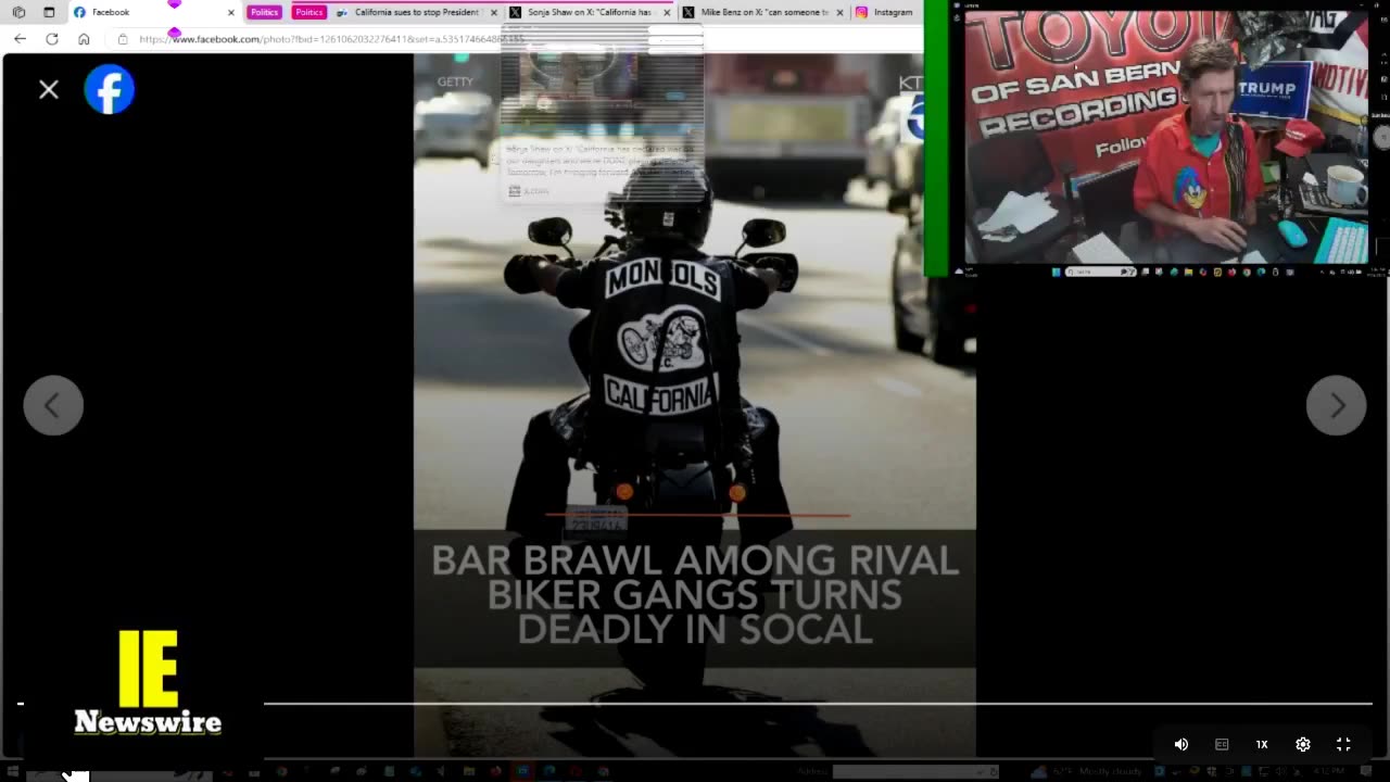 ARREST IN ONTARIO BIKER BRAWL CASE! Riverside fires City Atty! El Salvador helps Trump!
