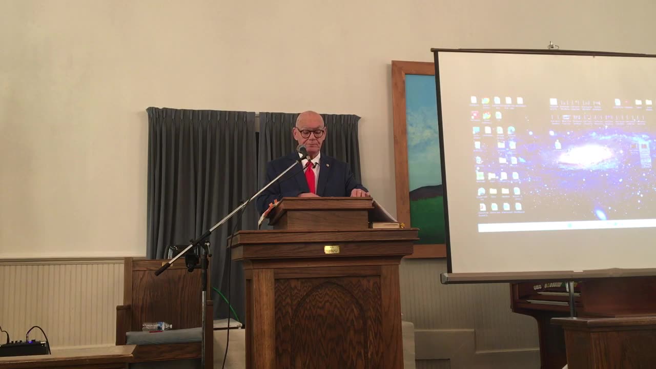 Brother Albert at Castleberry Baptist Church on April 6, 2025.