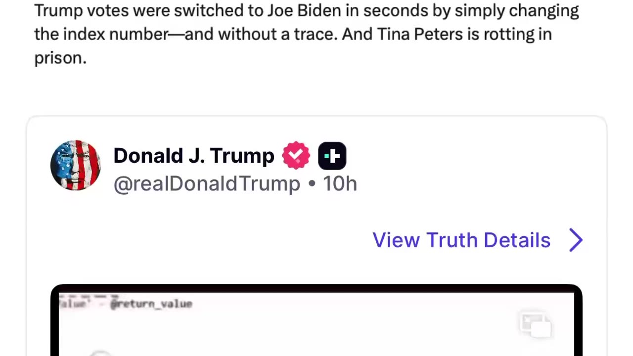 Trump Reveals How It Was Rigged