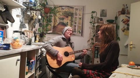 She loves you. Beatles cover. Live in the living room