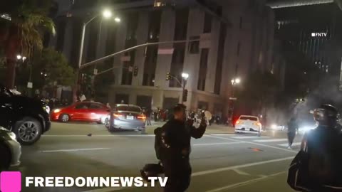 Spic invaders attacking LAPD Headquarters