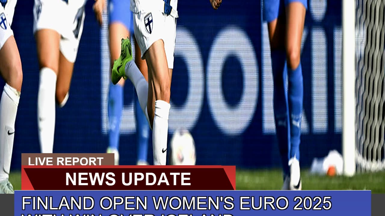 Finland Open Womens Euro with Win Over Icela