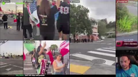 Ice Protest Los ANGELES Portland