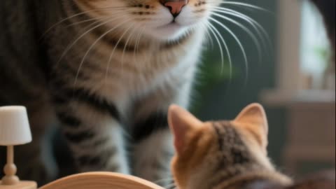 🤯🐾Cute Cat Story🐾😱 #cats #cat #ai #story #kitty #kitten #shorts