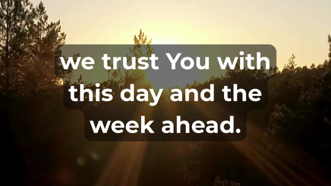 The Only Way to Start Your New Week!