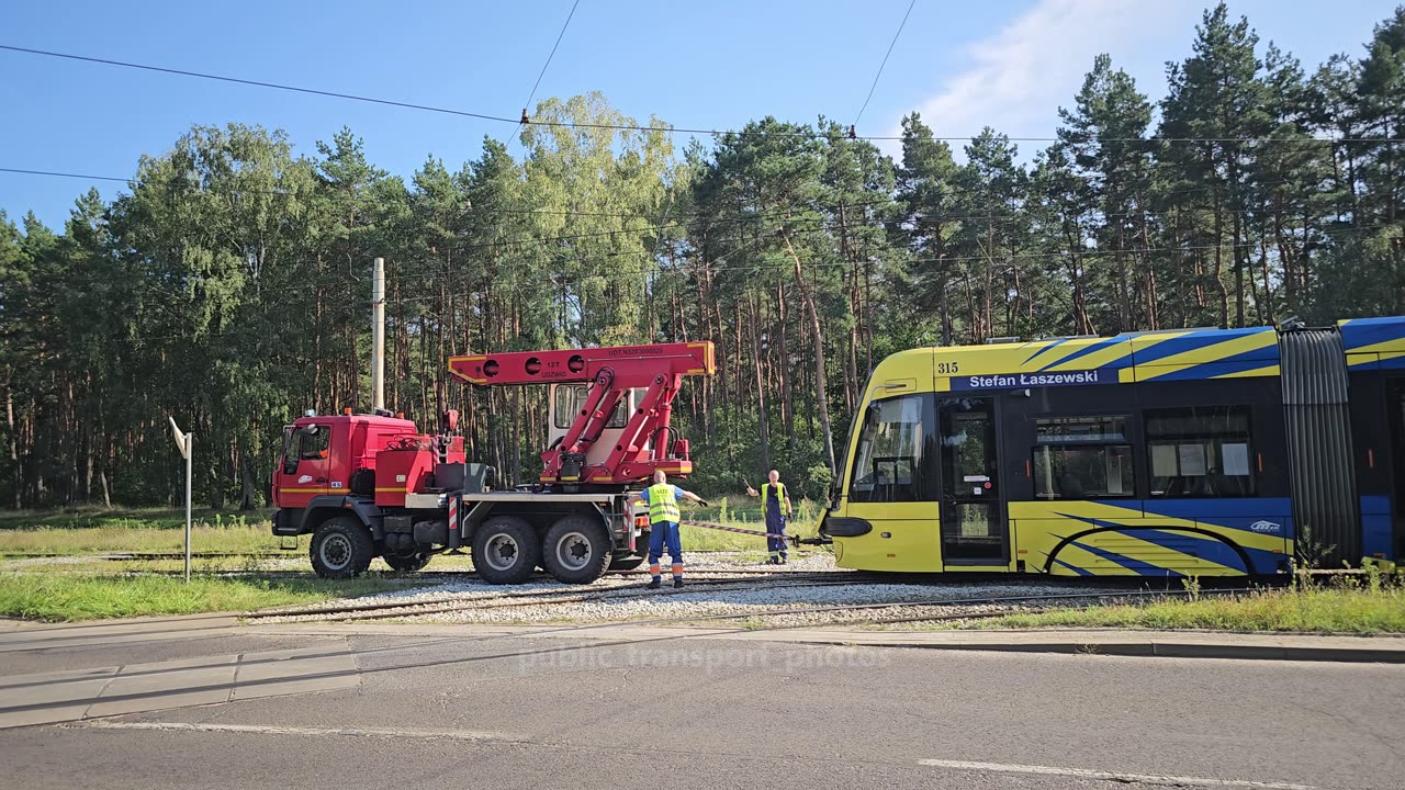 Awarii sieci trakcyjnej na pętli Olimpijska