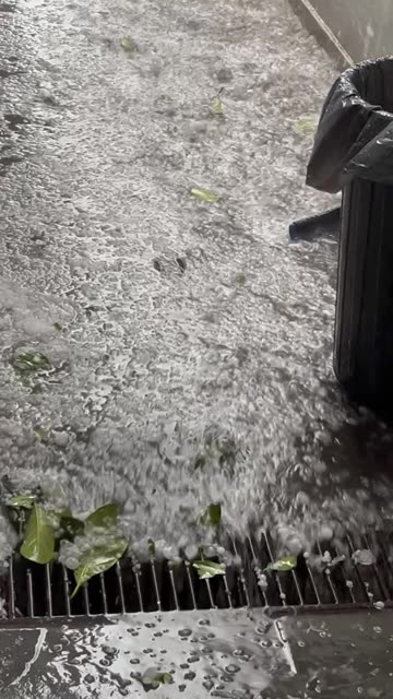 Hail Storm in Sao Paulo