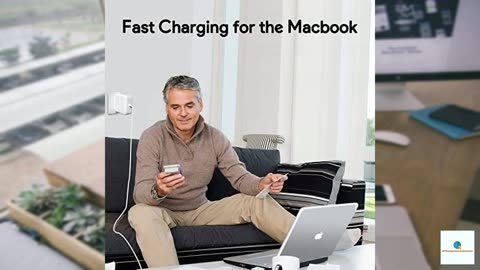 Mac Book Pro Charger - 60W T-Tip Magnetic Charger Power Adapter, Compatible with Mac Book