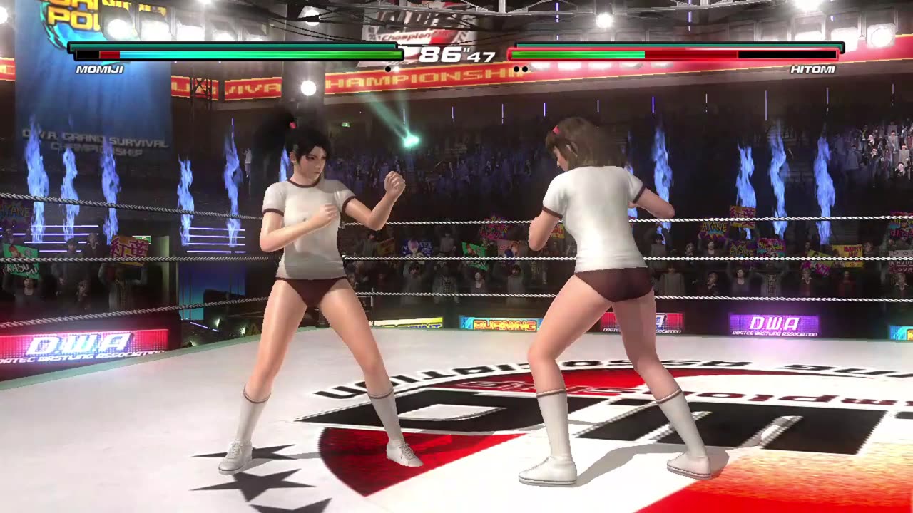 Kasumi + Momiji vs Ayane + Hitomi