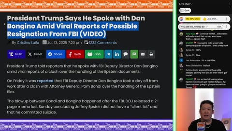 NPC Show-Trump BIG Announcement, GhisIaine Will Be KiIIed Soon, Fauci's Pardon Invalid