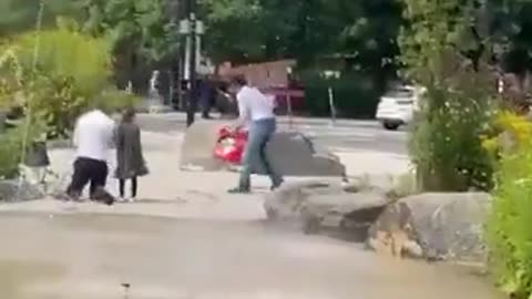 OUTRAGEOUS: A Jewish father beaten in front of his daughter in Montreal.