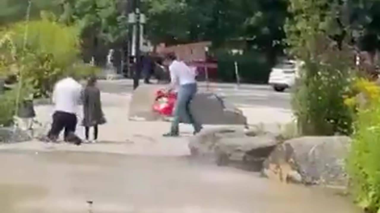 OUTRAGEOUS: A Jewish father beaten in front of his daughter in Montreal.