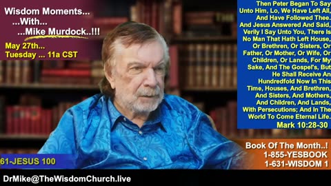Re-Air: Wisdom Moments With Mike Murdock..!!!