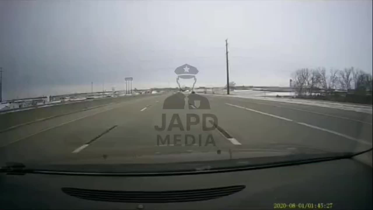 Front row seat to a wild police chase this morning 🚨 #PoliceChase #Cops #LawEnforcement #japd