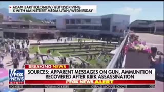 Apparent messages on gun ammunition recovered- also palm print and footprints