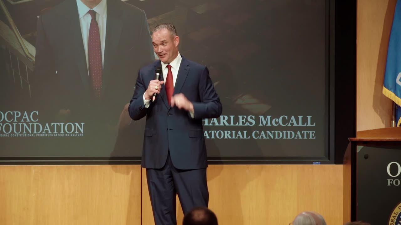 Charles McCaul Addresses OCPAC Foundation