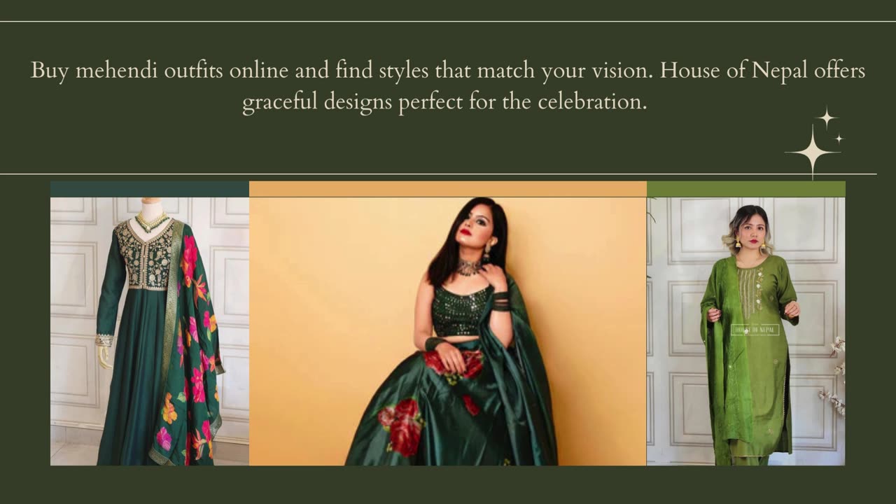 Light and comfy mehendi dresses for bride to wear