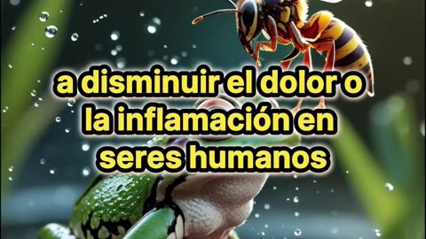 Increíble: rana inmune al avispón asesino.