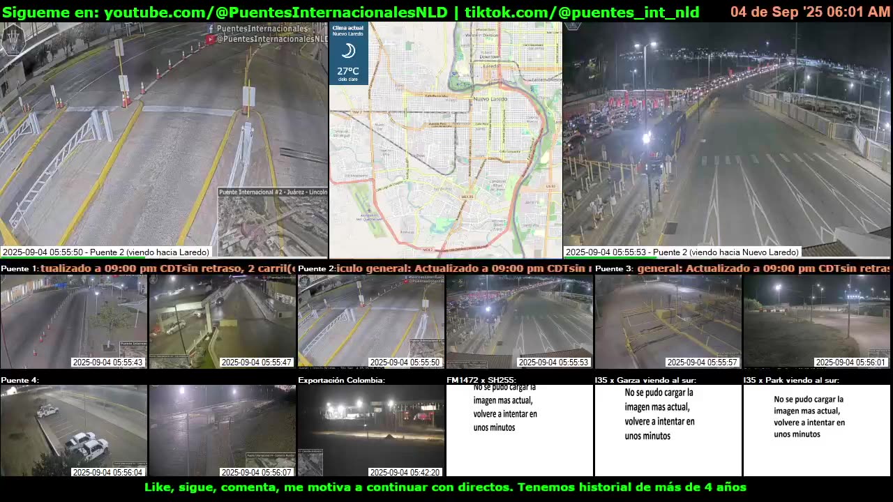 Puentes Internacionales NLD (Youtube / TikTok)