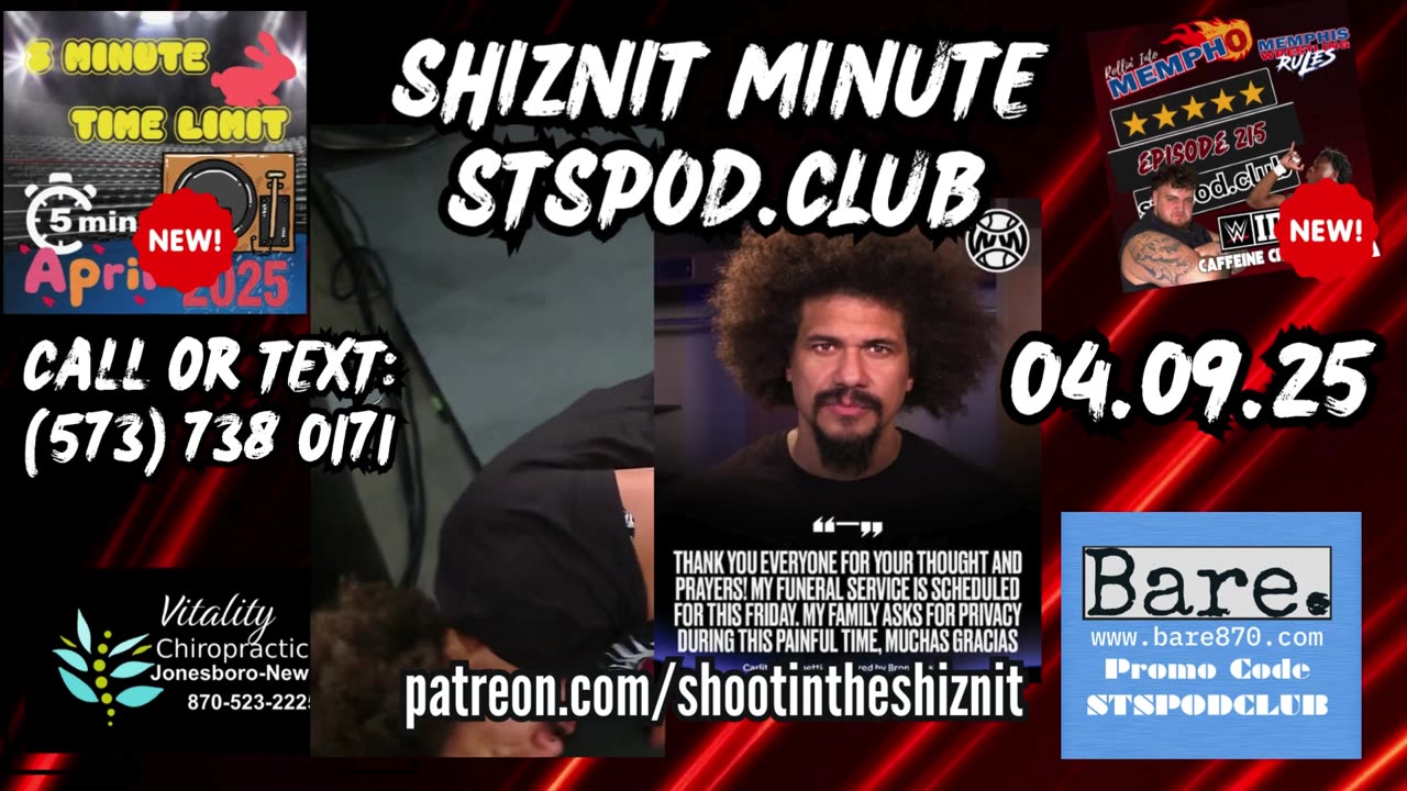 SHIZNIT MINUTE 04.07825 -BT TALKS SPPPPPEEEEEAAAARRRRR!