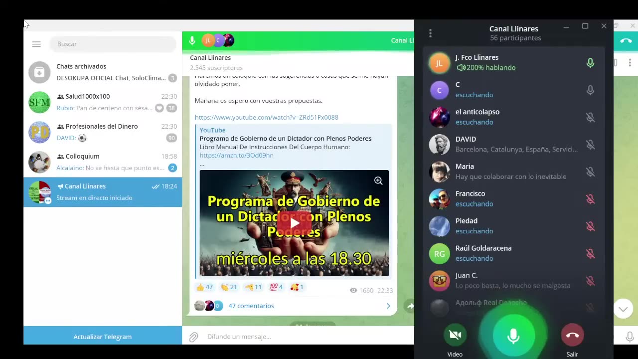 Programa de Gobierno de un Dictador con Plenos Poderes