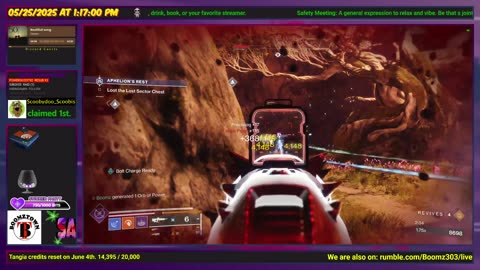 Destiny 2: 5-25-25 Aphelion's Rest is the Lost Sector. Arc/Strand Surge.