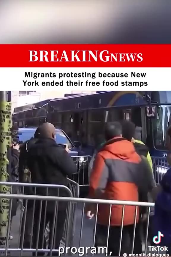 Migrants Protest-No More Free Food Cards